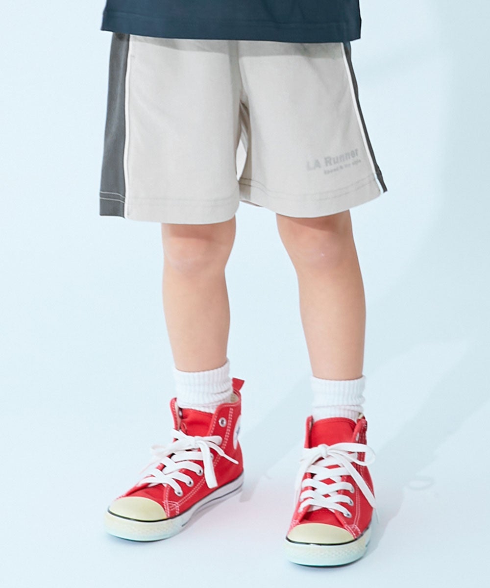 最大25%OFF】【ひやシャリ】接触冷感 サイドライン ハーフパンツ