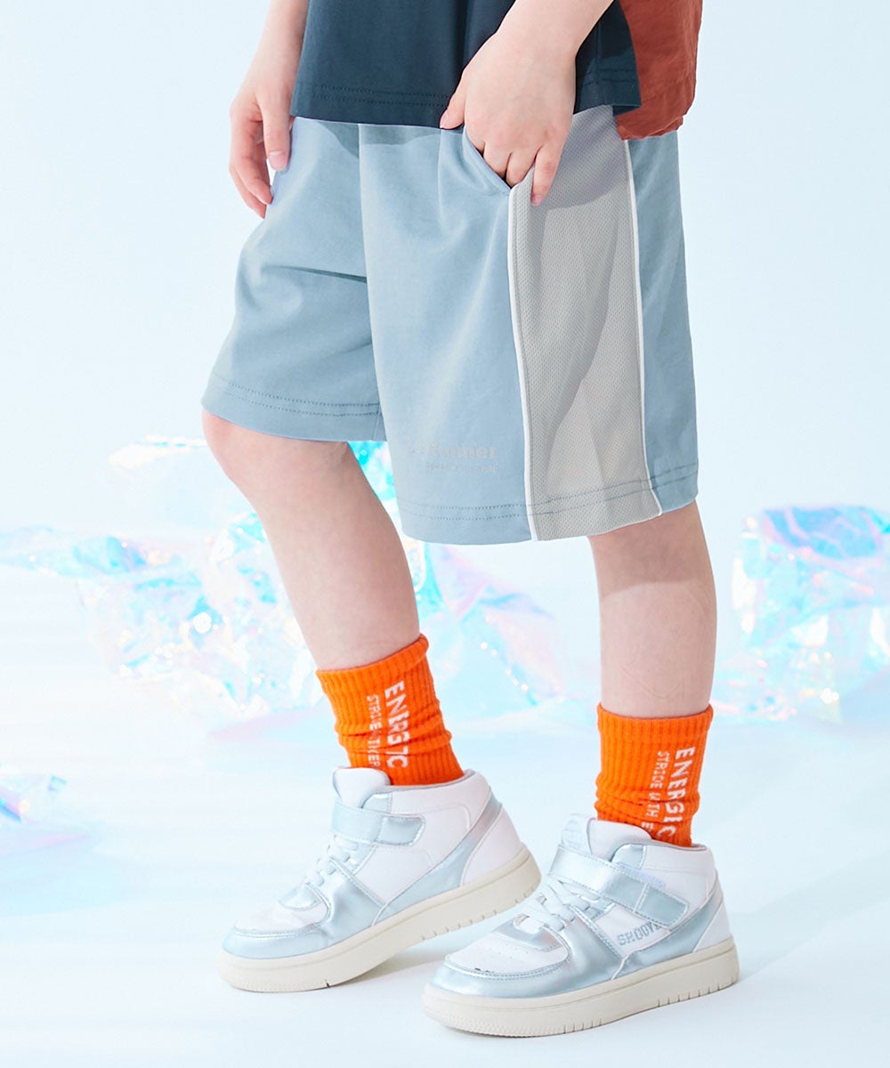 ひやシャリ】接触冷感 サイドライン ハーフパンツ | 子供服の通販