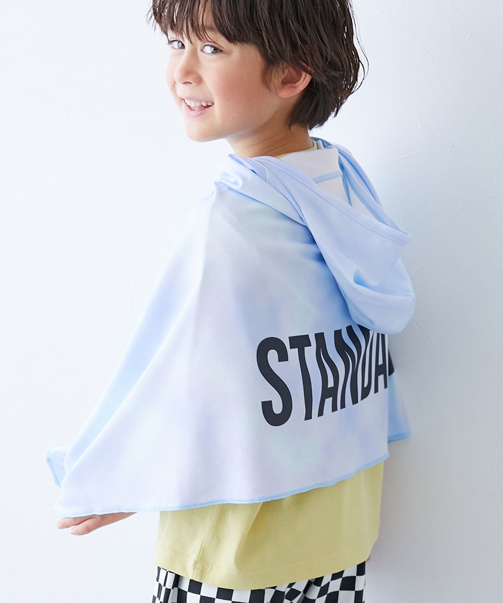 気化熱のチカラでひんやり STANDARD 吸水速乾 フードポンチョ