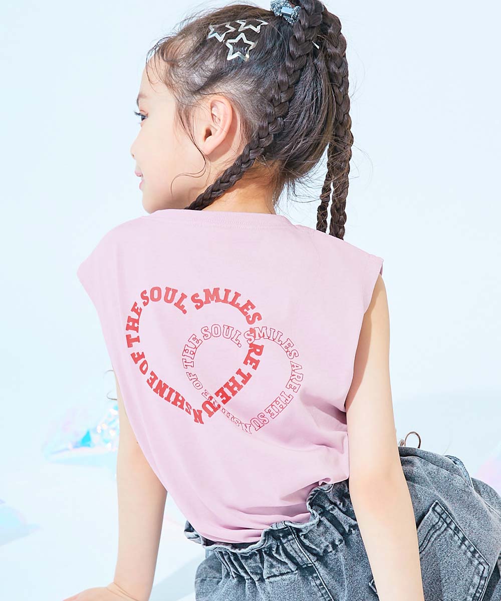 ひやシャリ】接触冷感 デビラボ BIGシルエット プリントタンクトップ
