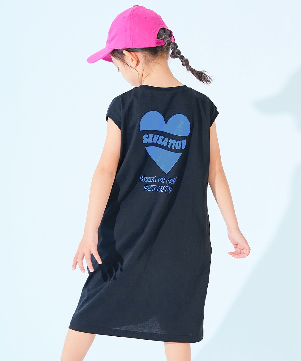 ひやシャリ】接触冷感 デビラボ プリントタンクワンピース | 子供服の