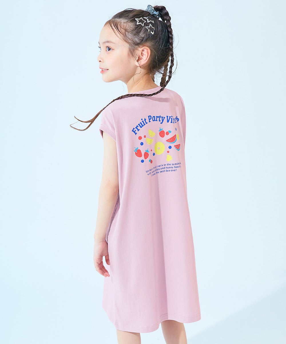 ひやシャリ】接触冷感 デビラボ プリントタンクワンピース | 子供服の