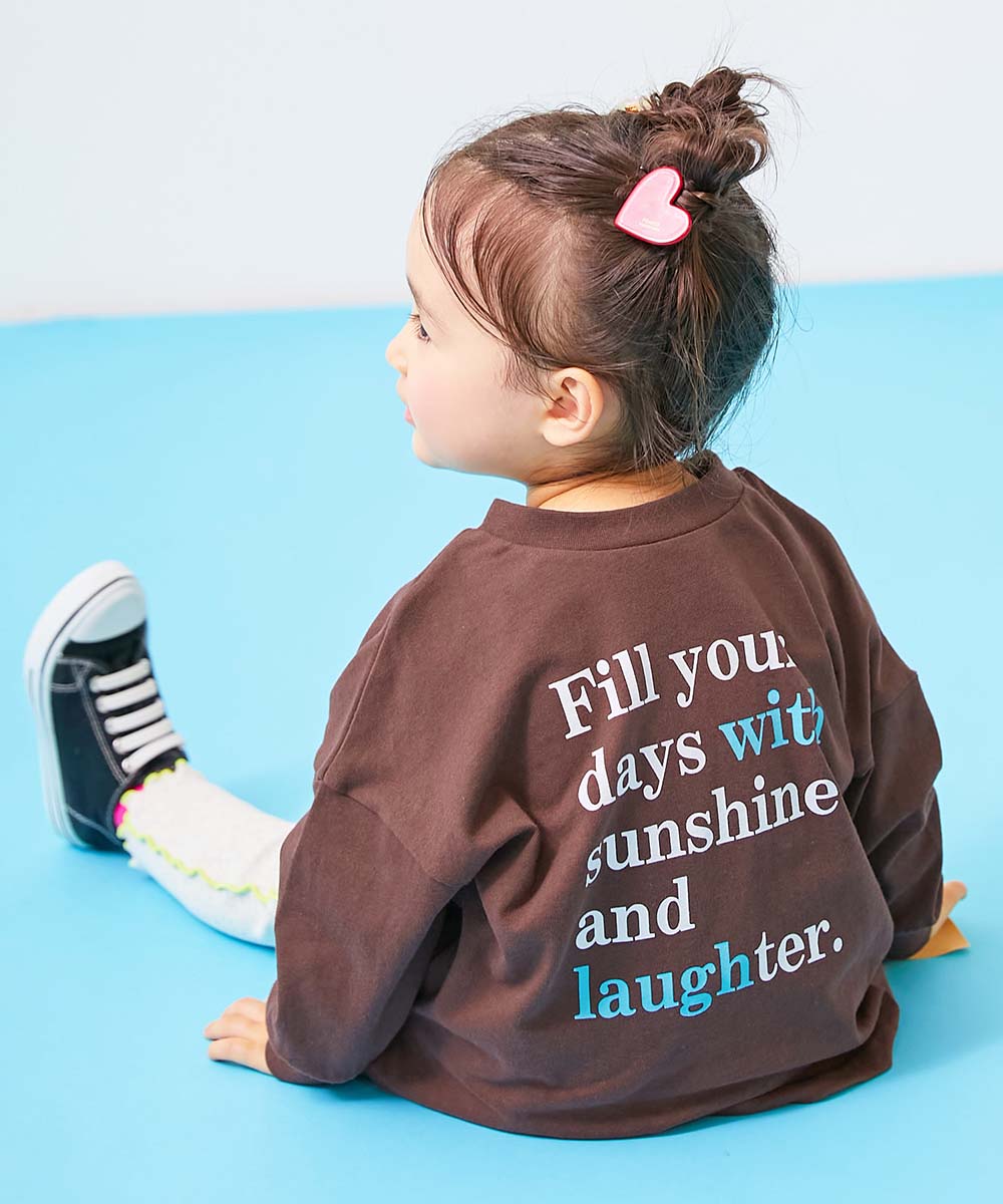 EN-JOY】どっちも前だから1人でお着替え カラフル 長袖Tシャツ | 子供