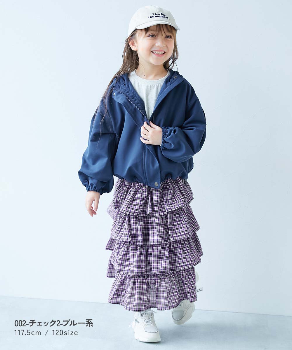 最終値下げgucci kids フリル　ティアード　デニム　ドレス 24m ふんわりティアード 総柄スカート | 子供服の通販 デビロック公式サイト