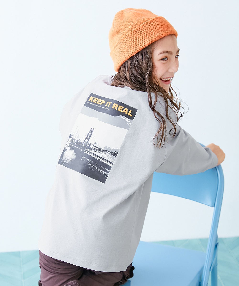 デビラボ×【イージーウォッシュ】プリント 長袖Tシャツ | 子供服の通販