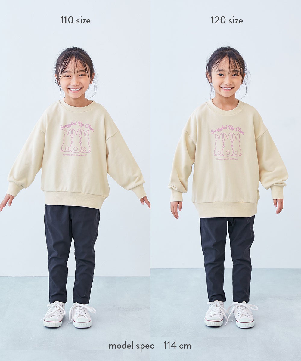 デビラボ ガールズ BIGシルエット プリント トレーナー | 子供服の通販