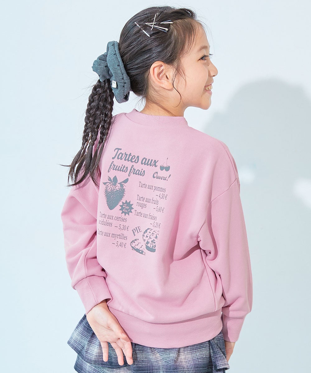 最大12%OFF】デビラボ ガールズ BIGシルエット プリント トレーナー