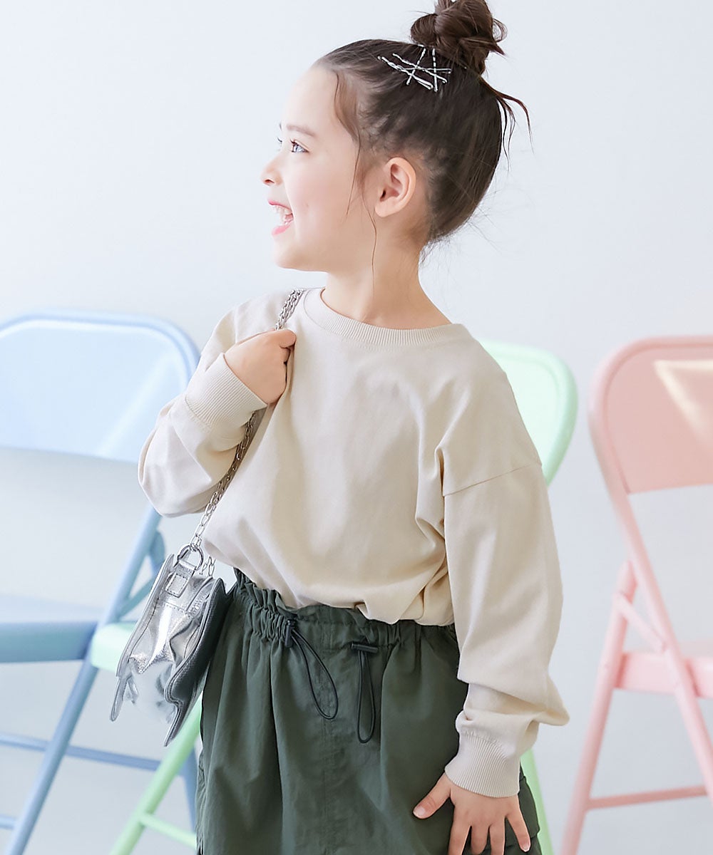 最大30%OFF】綿100% お洗濯してもよれにくい ビッグシルエット 袖リブ