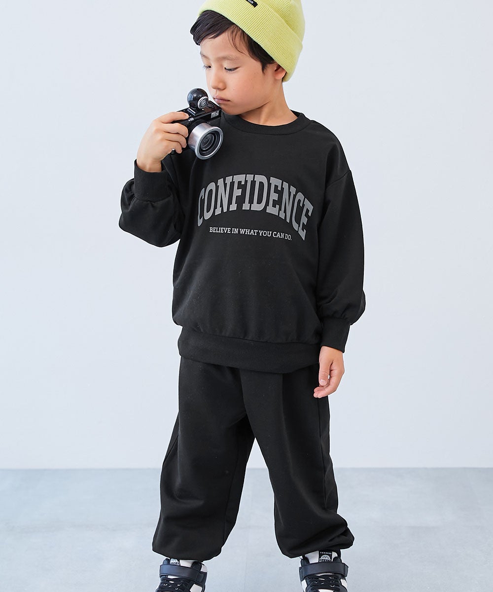 最大7%OFF】【普段使いもしやすい】ミニ裏毛 プリント セットアップ