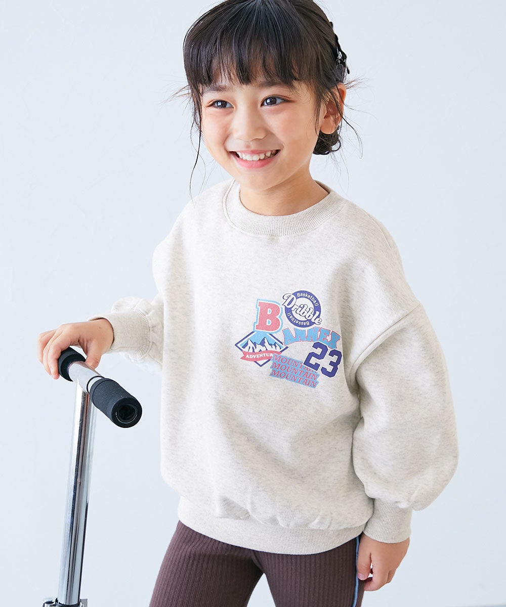 デビラボ プリント 裏起毛 BIGシルエット トレーナー | 子供服の通販