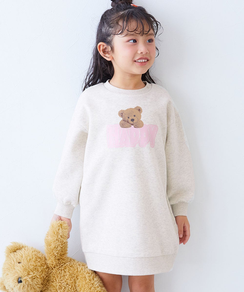 デビラボ プリント 裏起毛 ワンピース | 子供服の通販 デビロック公式