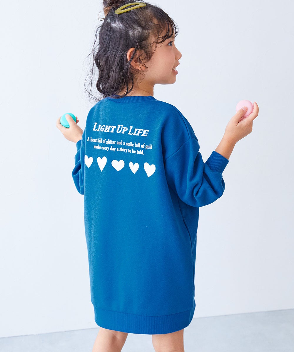 デビラボ プリント 裏起毛 ワンピース | 子供服の通販 デビロック公式