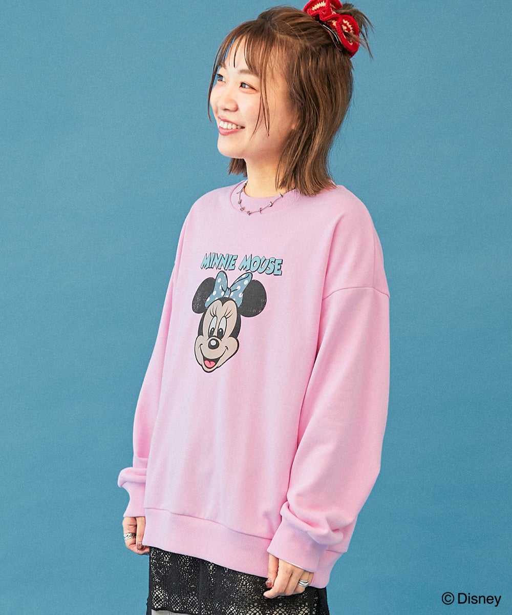 Disney】レトロデザイン 前後プリント 大人トレーナー | 子供服の通販