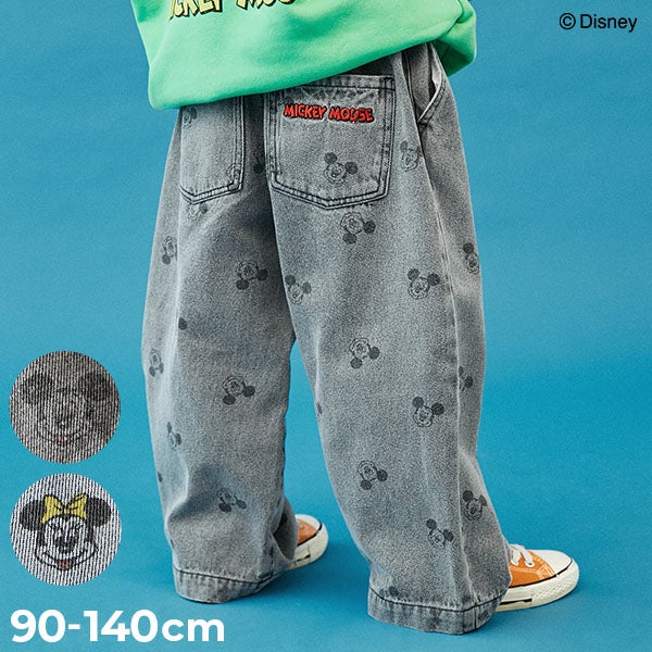 Disney】レトロデザイン 総柄プリント デニム | 子供服の通販