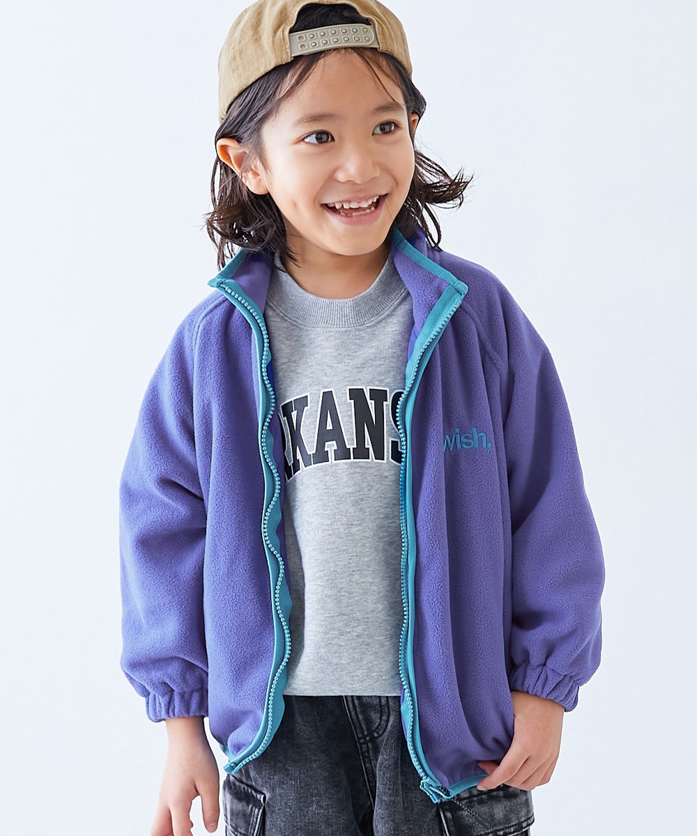 洗える 無地＆柄 フリースジャケット | 子供服の通販 デビロック公式サイト